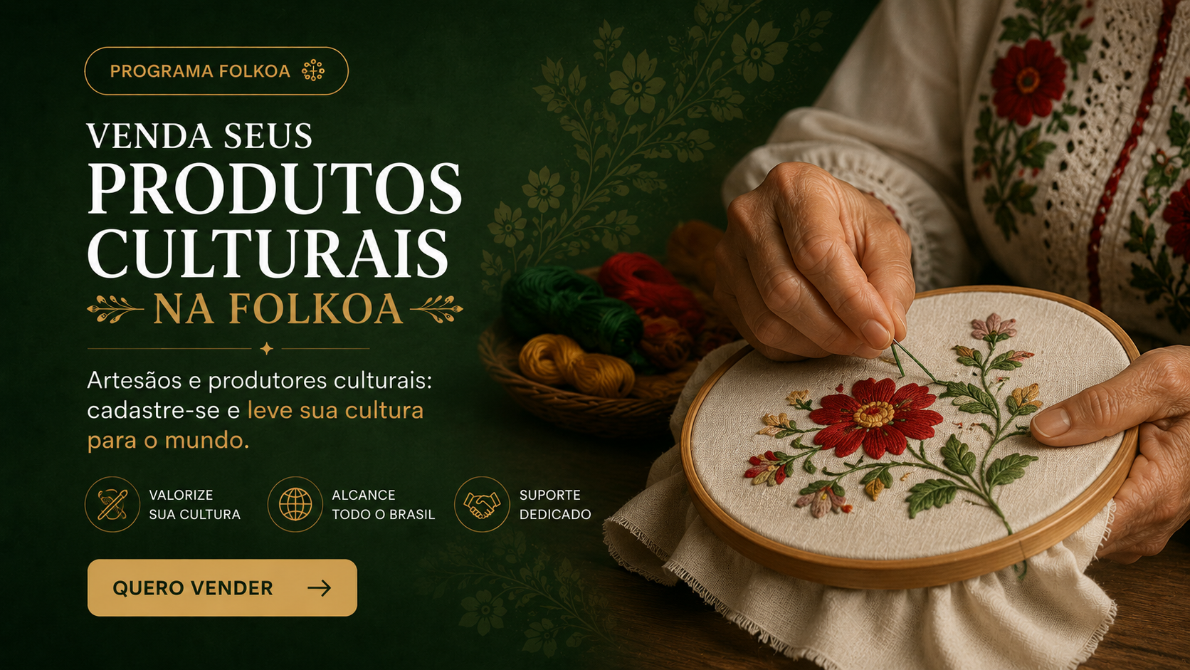 Artesãos parceiros Folkoa